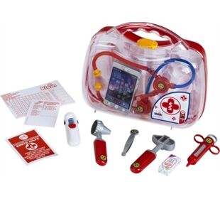 Klein Doktorkoffer mit elektr. Smartphone