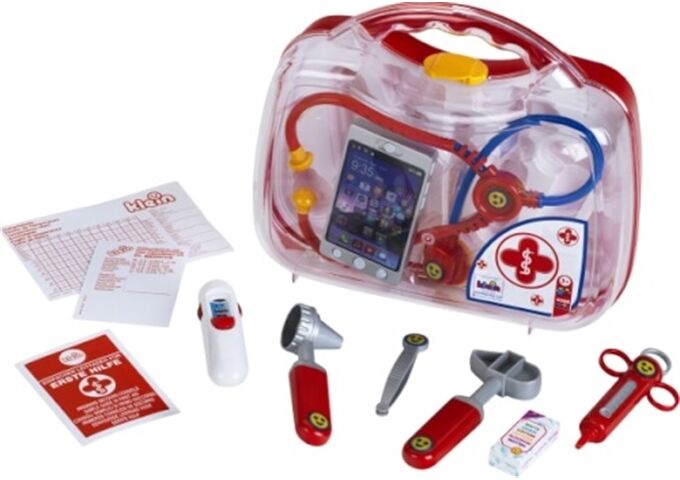 Klein Doktorkoffer mit elektr. Smartphone