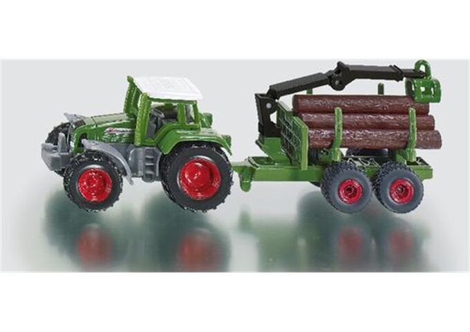 Siku Traktor mit Forstanhänger