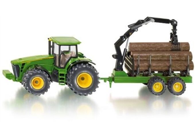 Siku Traktor Mit Forstanhänger