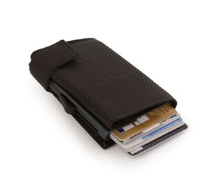 SecWal Kartenetui mit Geldbeutel Dk braun