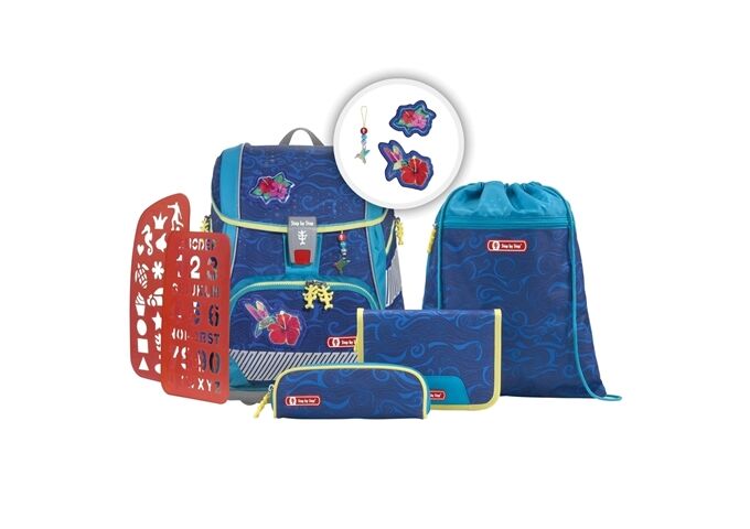 Step by Step 2IN1 PLUS REFLECT Schulranzen-Set "Rainbow Colibri