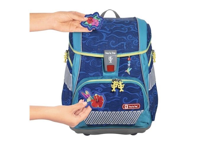 Step by Step 2IN1 PLUS REFLECT Schulranzen-Set "Rainbow Colibri