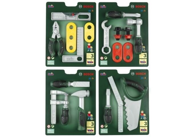 Klein BOSCH Werkzeugkarte, sortiert