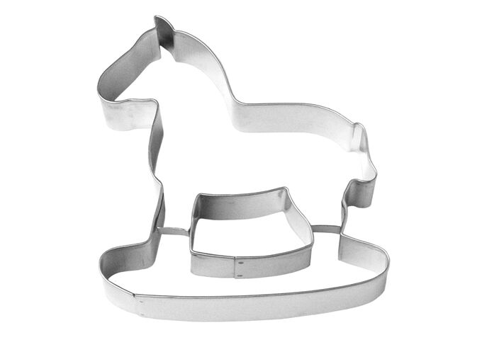 RBV BIRKMANN Lebkuchen-Ausst. Schaukelpferd, Edelstahl, 14,5 cm