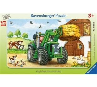 Ravensburger Pz. Traktor auf dem Bauernhof 15T.