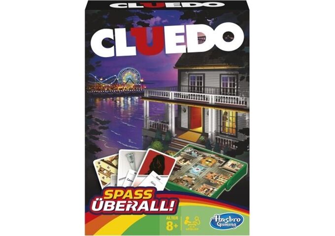 Hasbro Gaming|Hasbro Hasbro B0999 Cluedo Kompakt, für 3-6 Spieler, ab 8