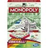 Hasbro Gaming|Hasbro Hasbro B1002 Monopoly Kompakt, für 2-6 Spieler, ab