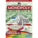 Hasbro Gaming|Hasbro Hasbro B1002 Monopoly Kompakt, für 2-6 Spieler, ab