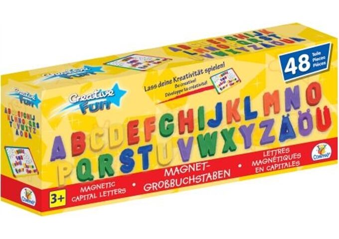 Creathek Magnet Großbuchstaben 48-teilig, ca, 27,1