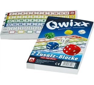 NSV Qwixx - Zusatzblöcke 2er-Pack