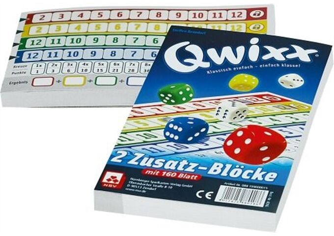 NSV Qwixx - Zusatzblöcke 2er-Pack