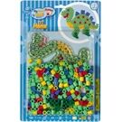 HAMA 8909 Bügelperlen Dinosaurier - Blisterset Din