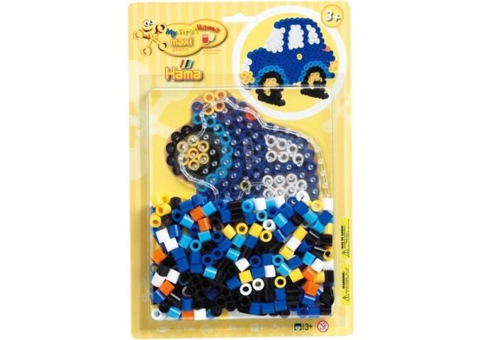 HAMA 8922 Bügelperlen Maxi - Blisterset Auto - 1 S