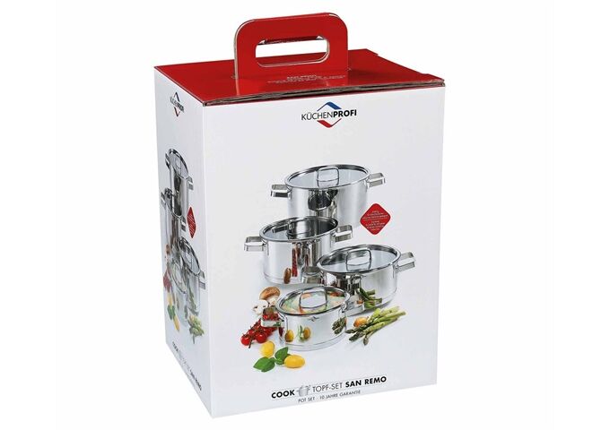 KÜCHENPROFI COOK Topf-Set SAN REMO, 4-tlg.