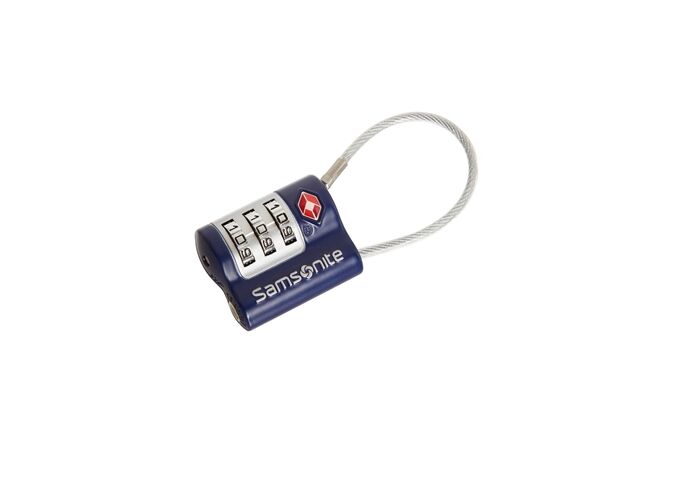 Samsonite US AIR TR3DIAL CABLELOCK2 INDIGO BLUE