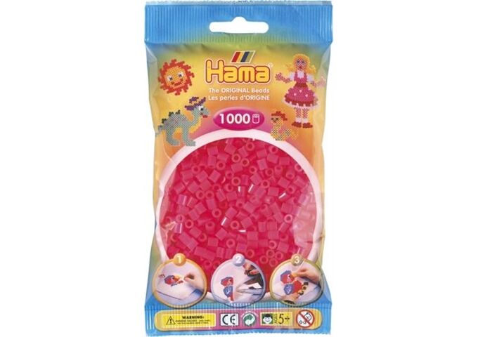 HAMA HAMA Bügelperlen Neon Fuchsia 1.000Stück