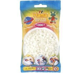 HAMA HAMA Bügelperlen Midi, leuchtgrün, 1,000 St