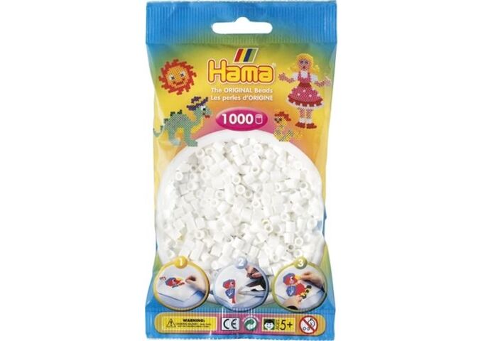 HAMA HAMA Perlen Weiß 1.000 Stück