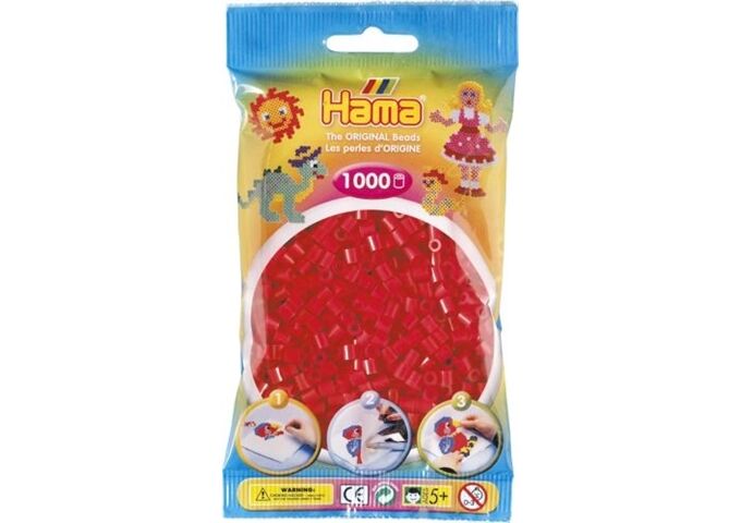 HAMA HAMA Bügelperlen Rot 1.000 Stück