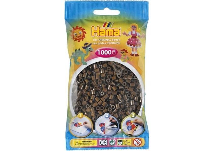 HAMA HAMA Bügelperlen Braun 1.000 Stück