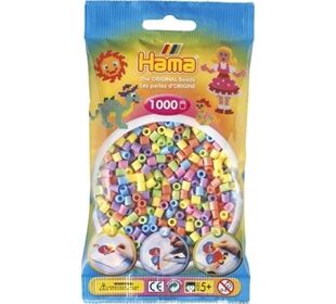 HAMA HAMA Perlen pastell gemischt 1.000