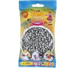 HAMA HAMA Bügelperlen Midi, grau, 1,000 Stück, a
