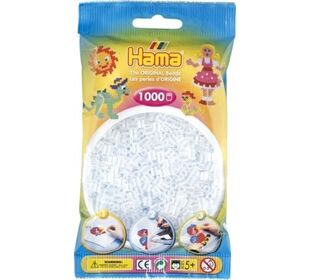 HAMA HAMA Perlen Transparent Weiß 1.000