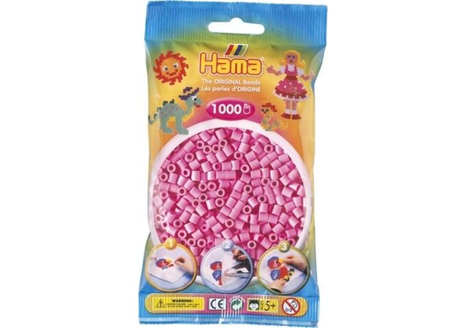 HAMA HAMA Bügelperlen pastell pink 1.000 Stüc
