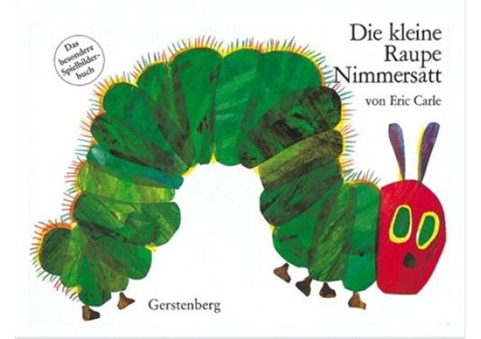 Gerstenberg Verlag Raupe Nimmersatt, Pappe klein, ab 3 Jahren