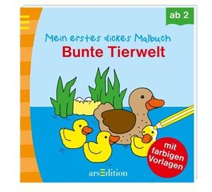 ARS EDITION Mein erstes dickes Malbuch sortiert