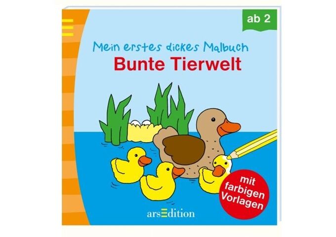 ARS EDITION Mein erstes dickes Malbuch sortiert