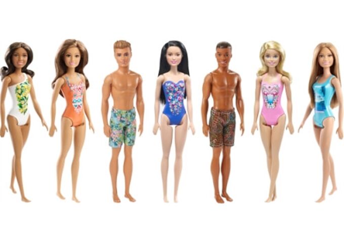 Mattel Mattel Barbie Beach Puppen Sortiert