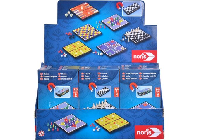 Noris Magnet-Reisespiele 6-Sort.