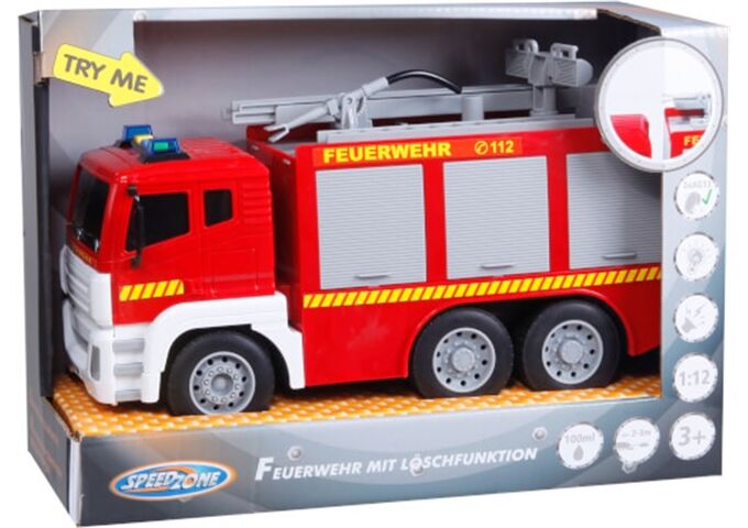  Speedzone D/C Feuerwehr mit Licht und Sound, 1:12