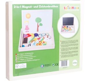 Spielmaus SpielMaus Holz 2in1 Magnet-und Zeichenbrettbox