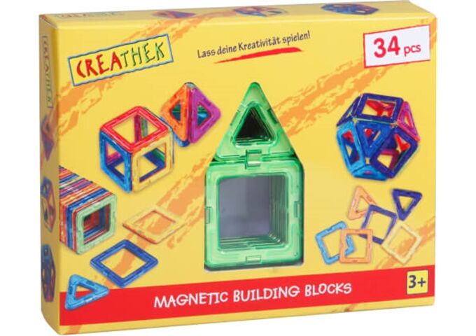 Vedes Creathek Magnetische Formen, 34 Stück
