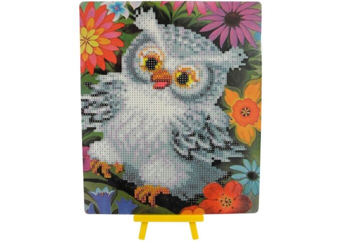 PRACHT Diamond Painting Eule 25X21Cm