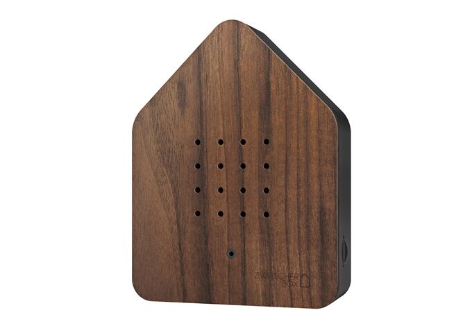 Zwitscherbox Zwitscherbox Walnussholz, schwarz