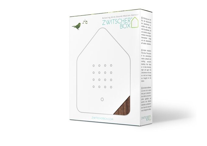 Zwitscherbox Zwitscherbox Walnussholz, schwarz