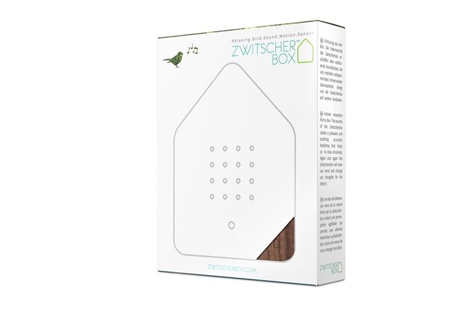 Zwitscherbox Zwitscherbox Walnussholz, schwarz
