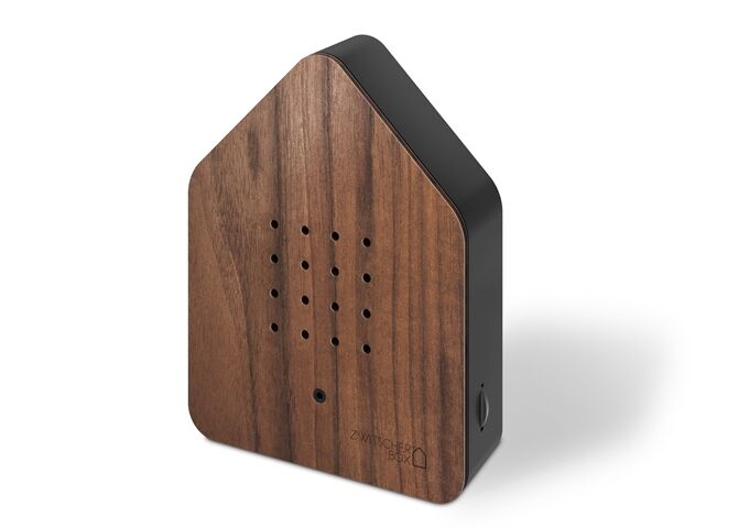 Zwitscherbox Zwitscherbox Walnussholz, schwarz