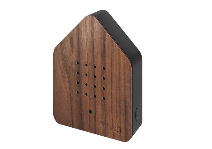 Zwitscherbox Zwitscherbox Walnussholz, schwarz