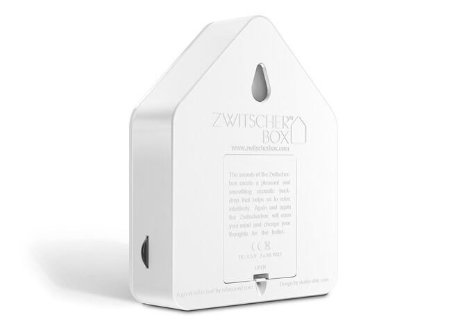 Zwitscherbox Zwitscherbox Klassik, weiß/white/blanc