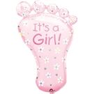 amscan Supershape Fuß - It ´S A Girl Folien