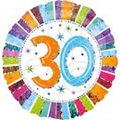 amscan Folienballon Geburtstag 30