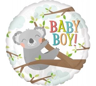 amscan Fol.-Bal. Standard Baby Boy - Koala