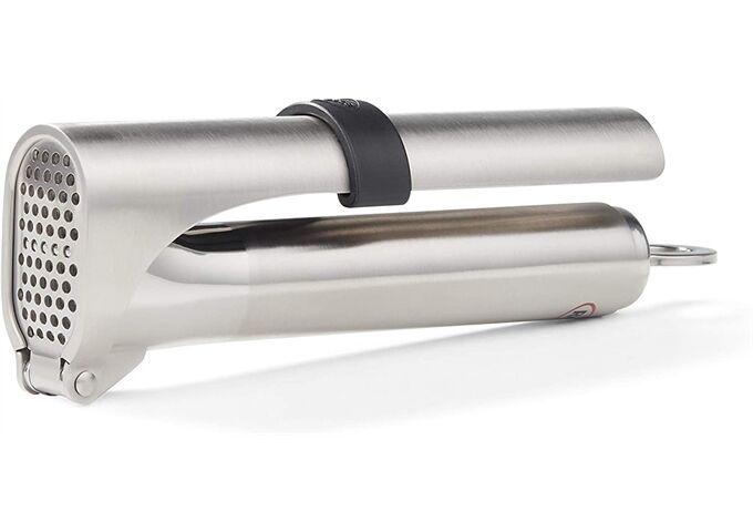 RÖSLE Knoblauchpresse 18 cm Edelstahl