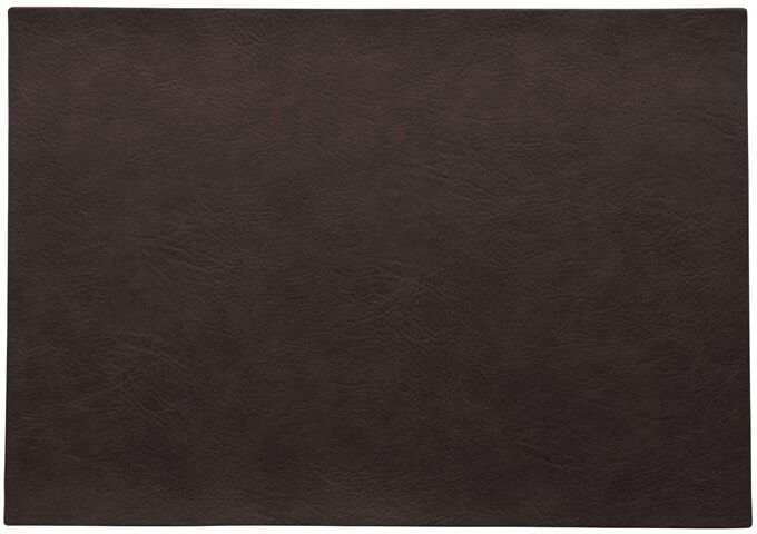 ASA vegan leather Tischset, black coffee