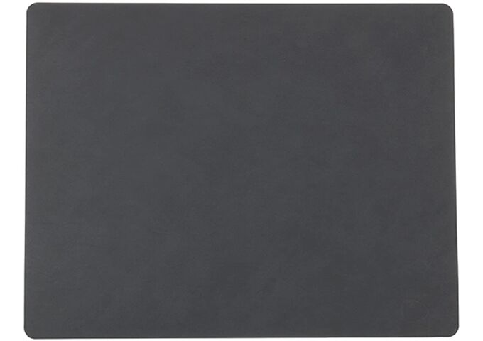 LINDDNA Table Mat Square L Nupo Anthracite
